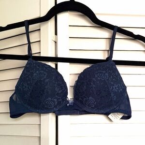 Gilly Hicks Navy Lace Bra